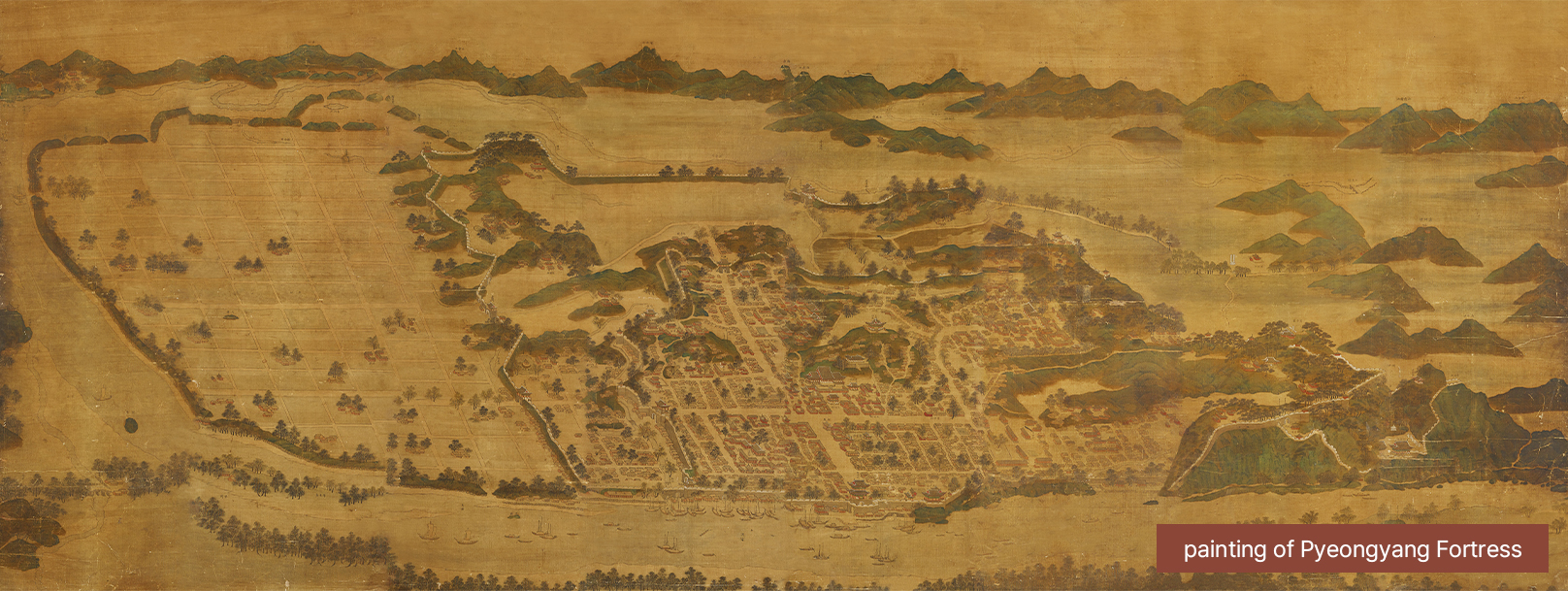 Painting of Pyeongyang Fortress 